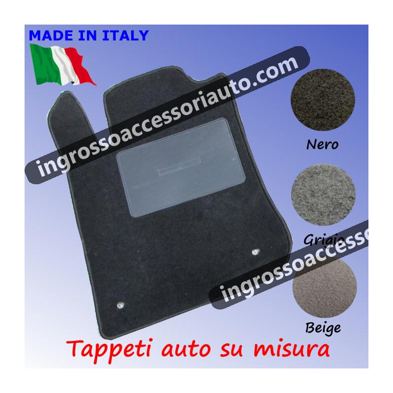 Tappetini per Fiat 500 (2008 - 2013) velour